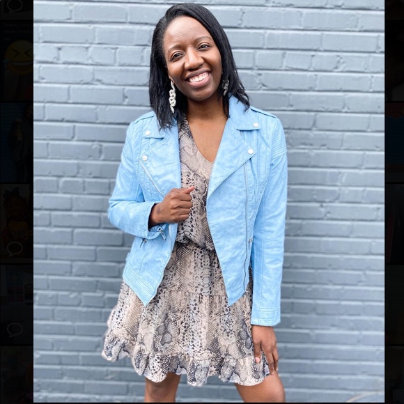 fab'rik Dresses & Skirts - fab’rik Taupe Snakeskin Print Mini Dress Size L